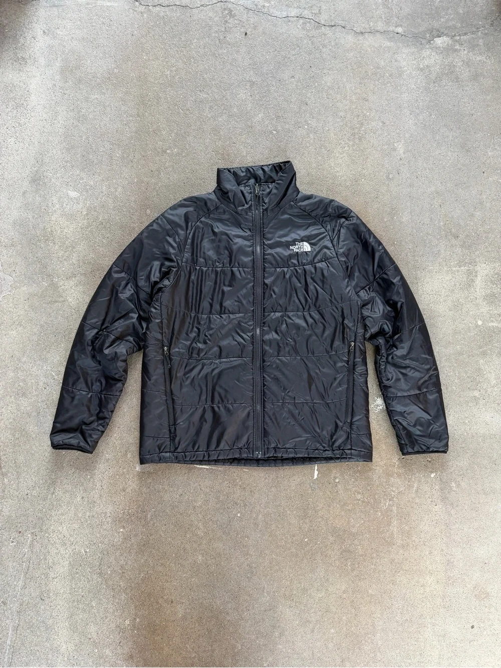 The North Face Bombay Hyvent Lightweight Puffer Jacket Black Size Men’s Large